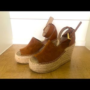 Marc Fisher wedge sandals 9